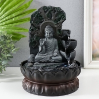 Фонтан настольный от сети, подсветка "Будда под древом знаний" 27х20х20 см Фонтан настольный от сети, подсветка "Будда под древом знаний" 27х20х20 см