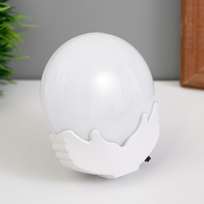 Ночник "Мир" 1Вт белый 7х4х8 см RISALUX