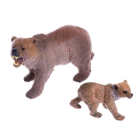 Набор диких животных &laquo;Дети и родители&raquo;, 6 фигурок