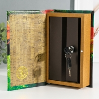 Сейф-книга дерево кожзам "Змея в джунглях" 3D тиснение 21х13х5 см Сейф-книга дерево кожзам "Змея в джунглях" 3D тиснение 21х13х5 см