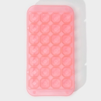 Форма для льда &laquo;Сапфир&raquo;, 28 ячеек, 24&times;12,7&times;2 см, цвет МИКС