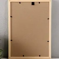 Фоторамка дерево 21х30 см, белое дерево №2 (пластиковый экран)