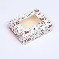 Коробка подарочная новогодняя складная &laquo;Хорошего праздника&raquo;, 10&times;8&times;3.5 см