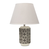 Настольная лампа с абажуром RISALUX &laquo;Ивела&raquo;, Е27, 40 Вт, 30&times;30&times;39 см