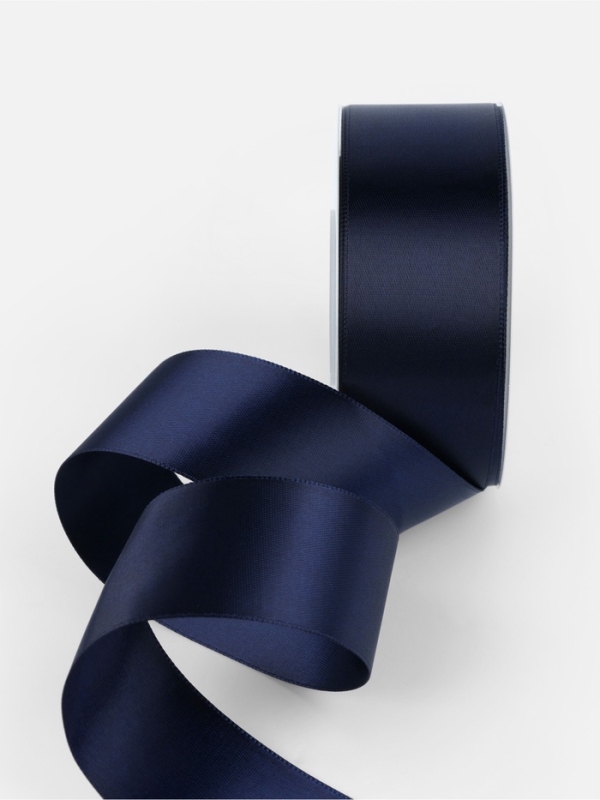 Лента атласная двухсторонняя №330 38мм*25±1м кобальт TR Лента атласная двухсторонняя №330 38мм*25±1м кобальт TR