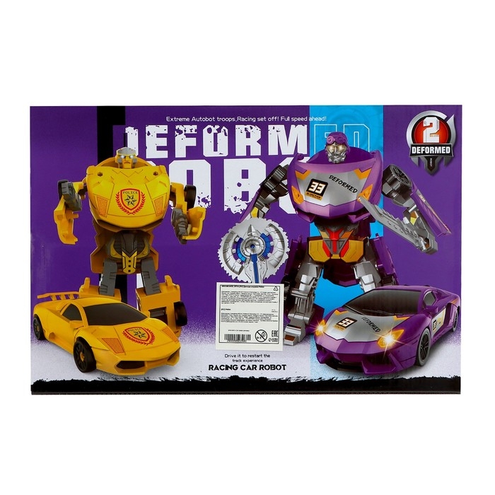 Набор роботов &laquo;Гоночные автомобили&raquo;, трансформируются
