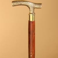 Трость "Домино" шишам, латунь 92 см