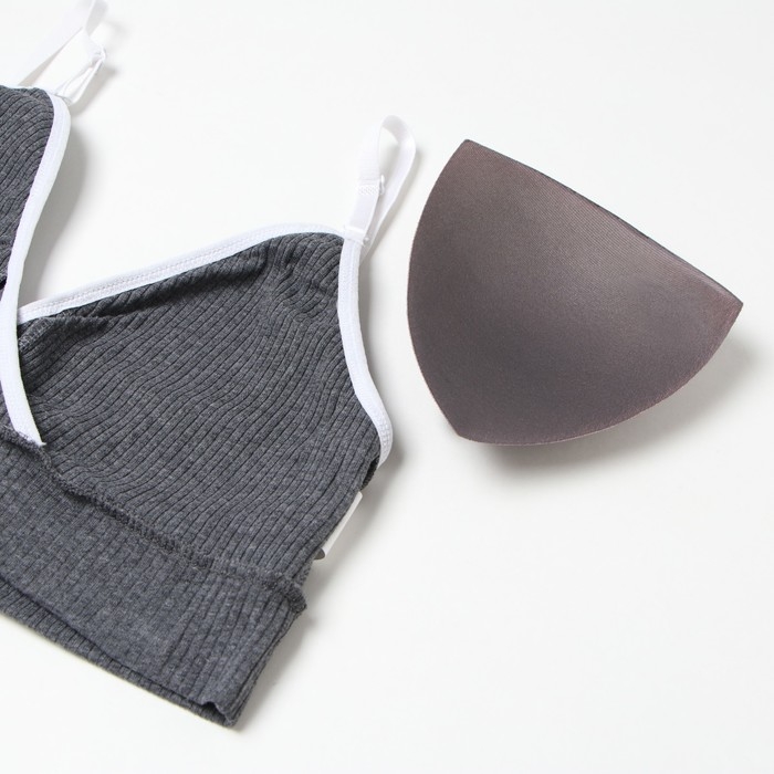 Комплект женский (топ, трусы) цвет темно-серый, размер 42-44 Комплект женский (топ, трусы) цвет темно-серый, размер 42-44