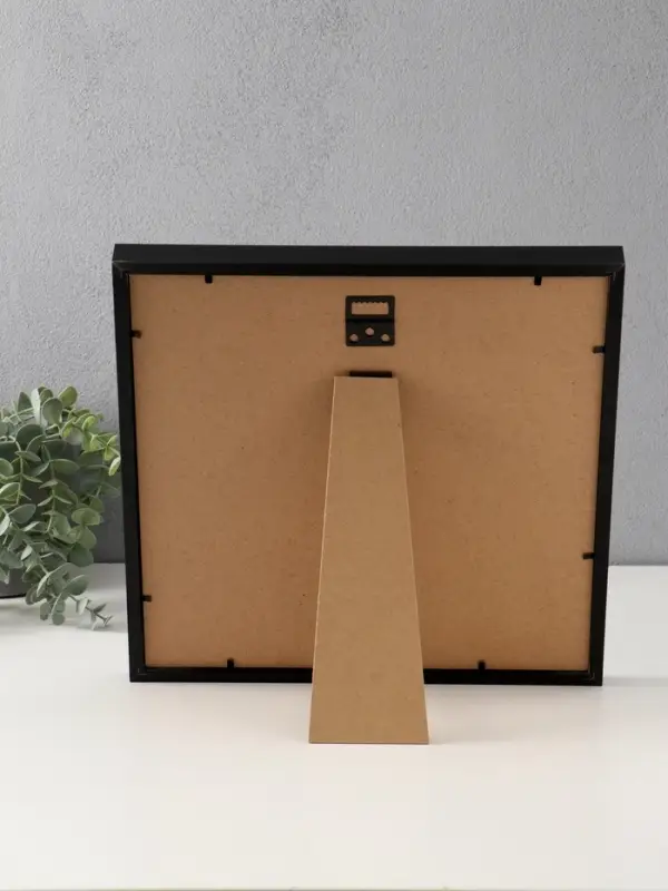 Фоторамка МДФ "Camila" 30х30 см, с паспарту (18х18 см), чёрный