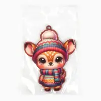 Ёлочная игрушка новогодняя &laquo;Олененок&raquo;, на Новый год, 8 х 10 см