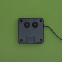 Гирлянда &laquo;Нить&raquo; 10 м, IP44, тёмная нить, 100 LED, свечение зелёное, 2 режима, солнечная батарея