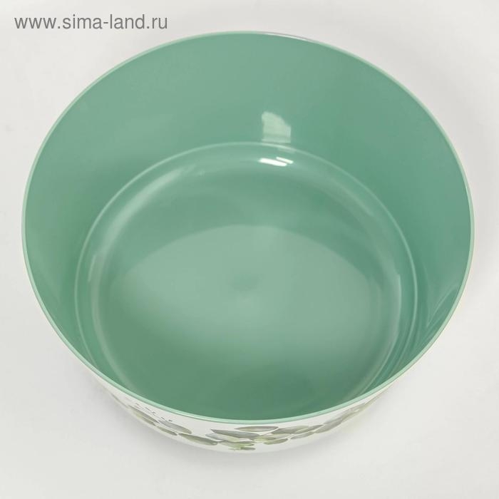 Миска &laquo;Деко. Каменная роза&raquo;, 3 л, цвет каменная роза МИКС