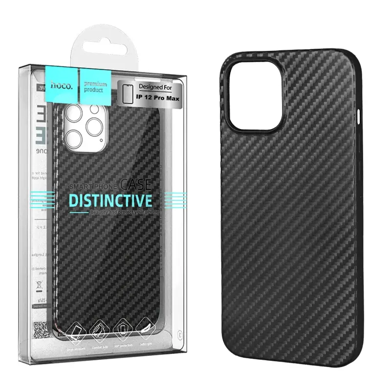 Чехол iPh 12 Pro Max (6.7) Delicate shadow series Hoco Black