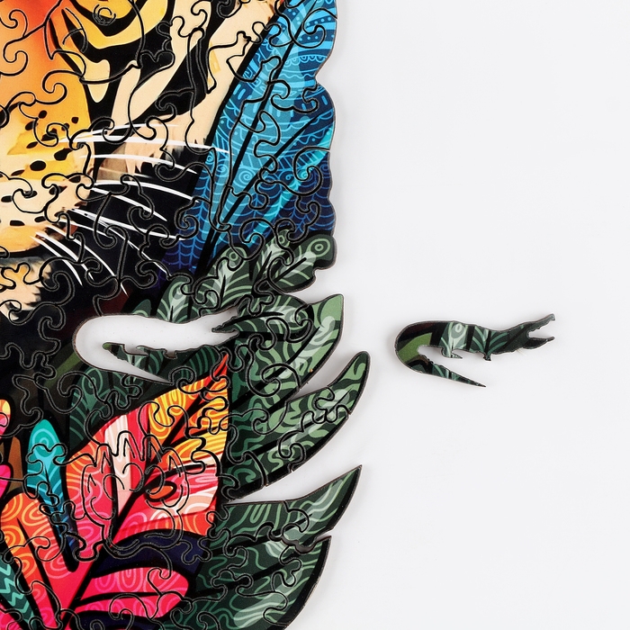 Пазлы деревянные фигурные &laquo;Тигр&raquo;, 174 элементов