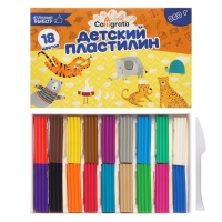 Пластилин 18цв 360г Calligrata классический Пластилин 18цв 360г Calligrata классический