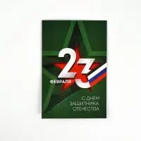 Открытка &laquo;С 23 Февраля&raquo;, 12 х 18 см