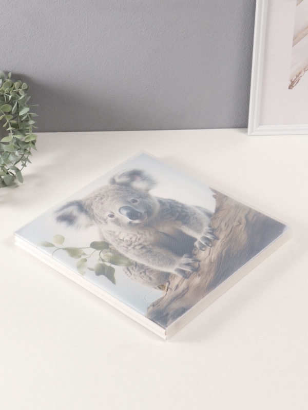 Фотоальбом магнитный 20 листов "Коала" кожзам, в коробке 2,6х32х33,5 см