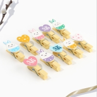 Набор прищепок для украшения вербы &laquo;ХВ&raquo; на пасху, 10 х 12 см.