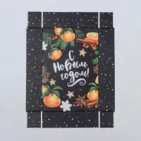 Коробка для кондитерских изделий &laquo;Новогодняя&raquo;, 18 х 12 х 3.5 см