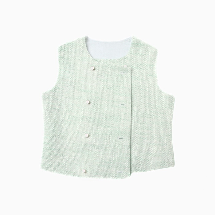 Жилетка для девочки, MINAKU :Party Dress, цвет зеленый, рост 128 см Жилетка для девочки, MINAKU :Party Dress, цвет зеленый, рост 128 см