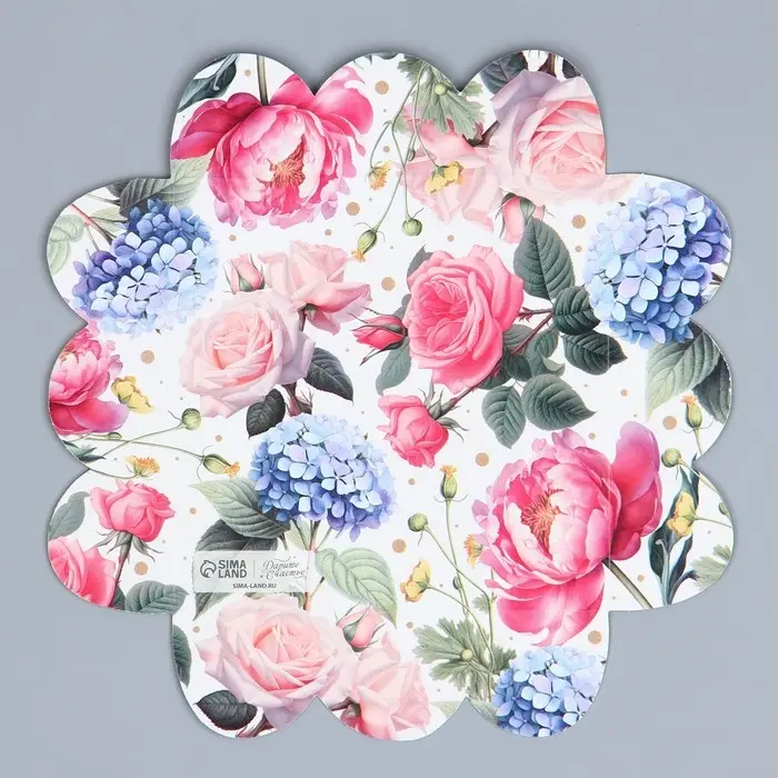 Коробка для печенья, кондитерская упаковка с пластиковой крышкой, &laquo;Для тебя&raquo;, 10.5 х 10.5 х 3 см