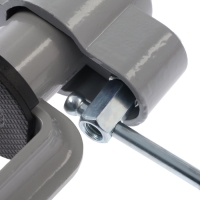 Стойка для дрели ТУНДРА, винтовой зажим, поворотный шарнир 360&deg;, d=60 мм, длина 253 мм