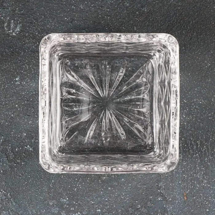 Сахарница стеклянная &laquo;Бабочка&raquo;, 170 мл, 8&times;10,5 см, с крышкой