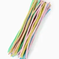Синельная проволока, набор 100 шт, размер 1 шт 30х0,8 см  7 цветов в наборе