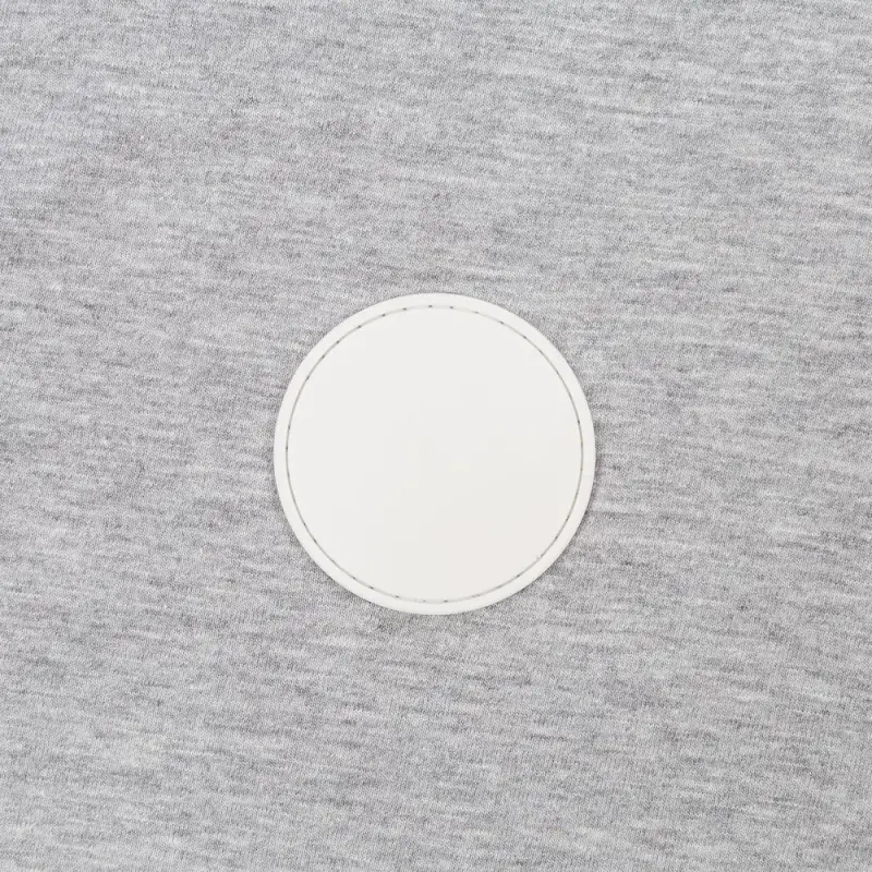 Лейбл из ПВХ Dzeta Round, L, белый