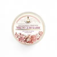 Мыло для бани цветочное Рецепты бабушки Агафьи для ухода за телом и волосами, 500 мл