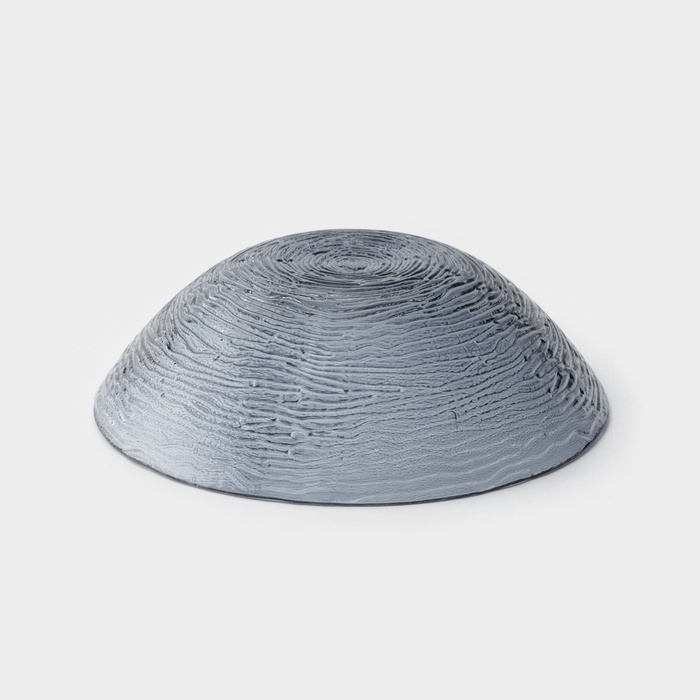 Салатник Magistro &laquo;Рифл&raquo;, 750 мл, 350 мл, d=19,5 см, стекло, голубой