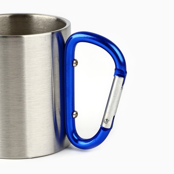 Кружка туристическая с карабином &laquo;Папа&raquo;, 180 мл, МИКС