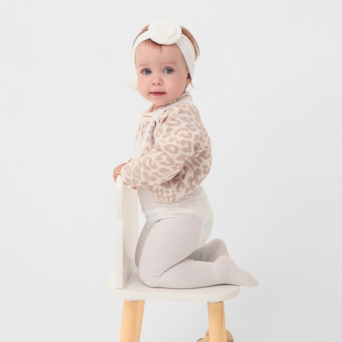 Колготки на подтяжках Крошка Я 68-74 см, белый Колготки на подтяжках Крошка Я 68-74 см, белый