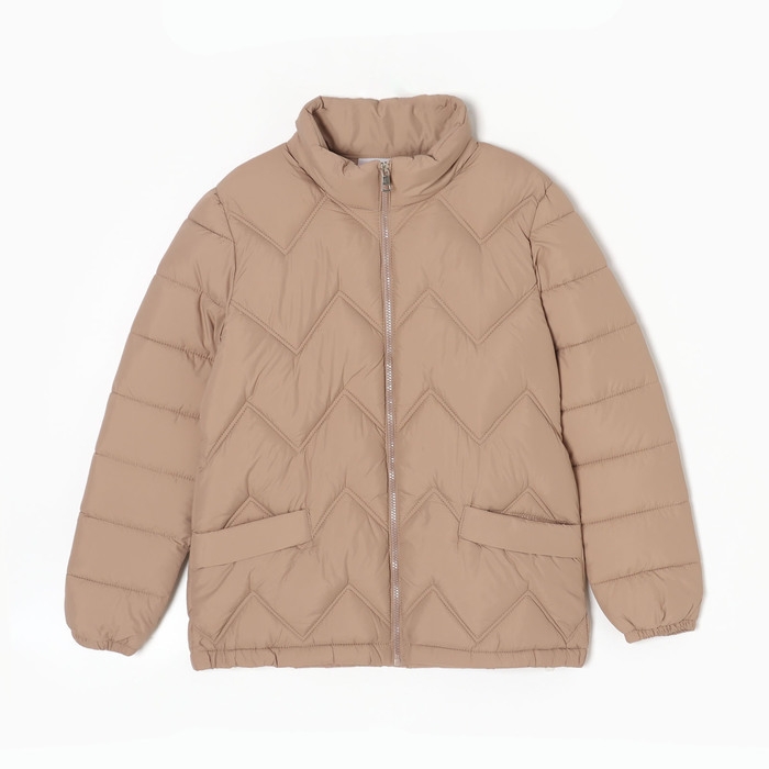 Куртка женская на молнии Collorista цвет бежевый р-р 50