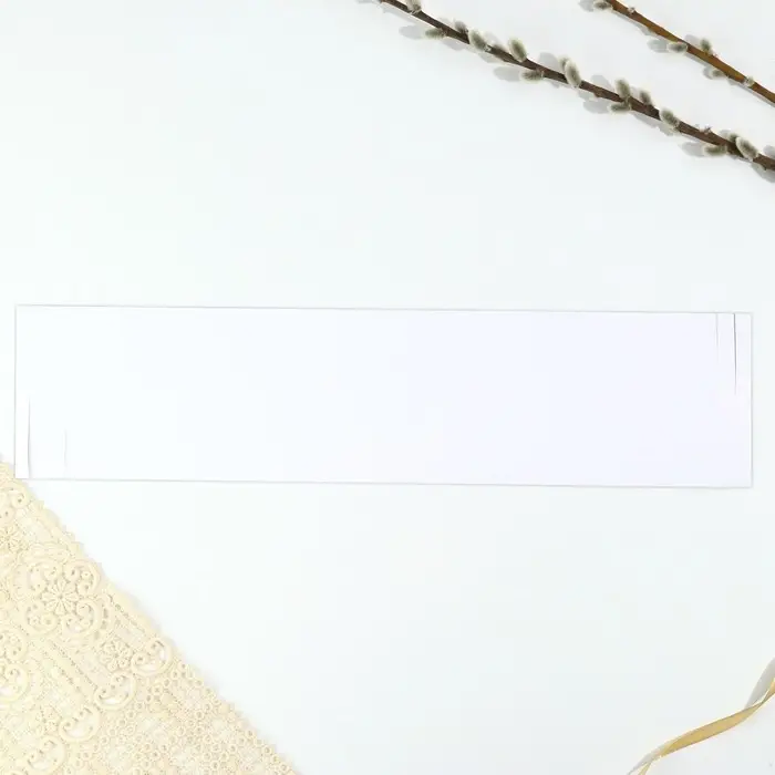 Форма ободок для кулича с тиснением &laquo;Минимализм&raquo; на пасху, 41.6&times;10 см