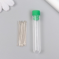 Иглы для бисера металл в пластиковой коробке набор 25 шт Ø 0,6 мм Иглы для бисера металл в пластиковой коробке набор 25 шт Ø 0,6 мм