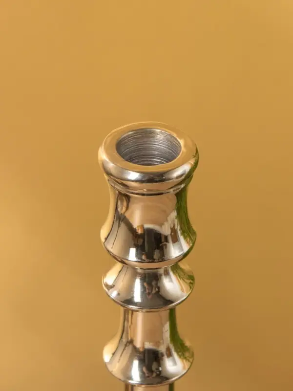 Подсвечник "Весенняя капель" алюминий 38 см