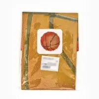 Воздушные шары фольгированные 17" круг "Баскетбольный мяч" набор 5 штук