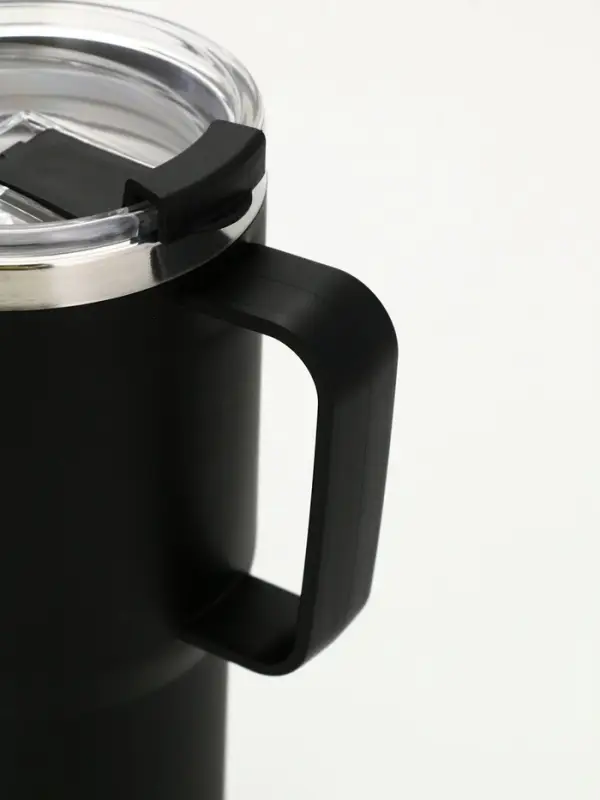 Термокружка "Стань бодрее", 500мл, черная