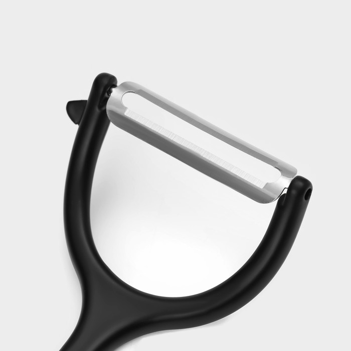 Овощечистка Magistro Vantablack, 17&times;6,6 см, горизонтальная, цвет чёрный