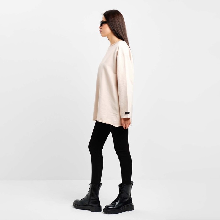 Лонгслив женский MIST, размер L-XL цвет бежевый