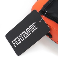 Лапы боксерские мини (тактические) FIGHT EMPIRE, PUNCH, чёрно-оранжевые, пара