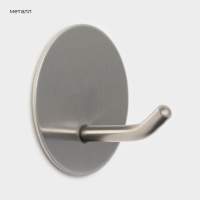 Крючки самоклеящиеся St&ouml;lz &laquo;Классика&raquo;, 2 шт, круг, 4.5&times;4.5&times;3 см, хромированные