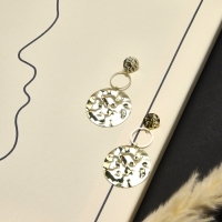 Серьги металл &laquo;Атмосфера&raquo; три диска, цвет золото