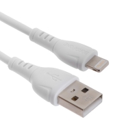 Кабель Borofone BX51, Lightning - USB, 2.4 А, 1 м, PVC оплётка, белый Кабель Borofone BX51, Lightning - USB, 2.4 А, 1 м, PVC оплётка, белый