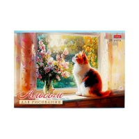 Альбом д/рис А4 24л на скобе Hatber "Ассорти. Выпуск №4", обл мел карт, офсет, 5В МИКС