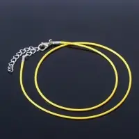 Шнурок текстильный, фасовка 100 шт. 45 см с удлинителем 5 см, МИКС