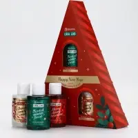 Гель для душа Happy New Year, набор 3 шт х 100 мл, URAL LAB