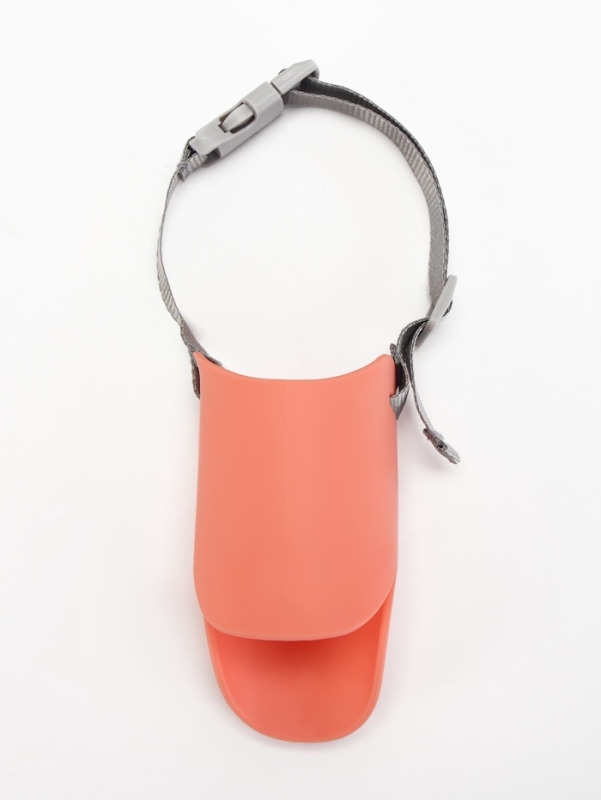 Намордник силиконовый фиксирующий, размер M (ОМ 15 см, ОШ 18-30 см), розовый