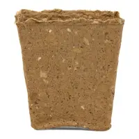 Торфяной горшок 700 мл,  h = 9,5 х 9,5 х 10 см, набор 20 шт